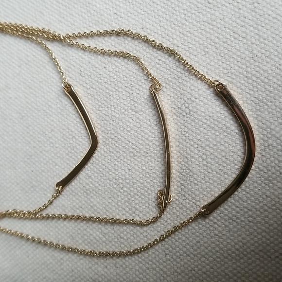 BaubleBar // Gold stacked necklace - Picture 4 of 4